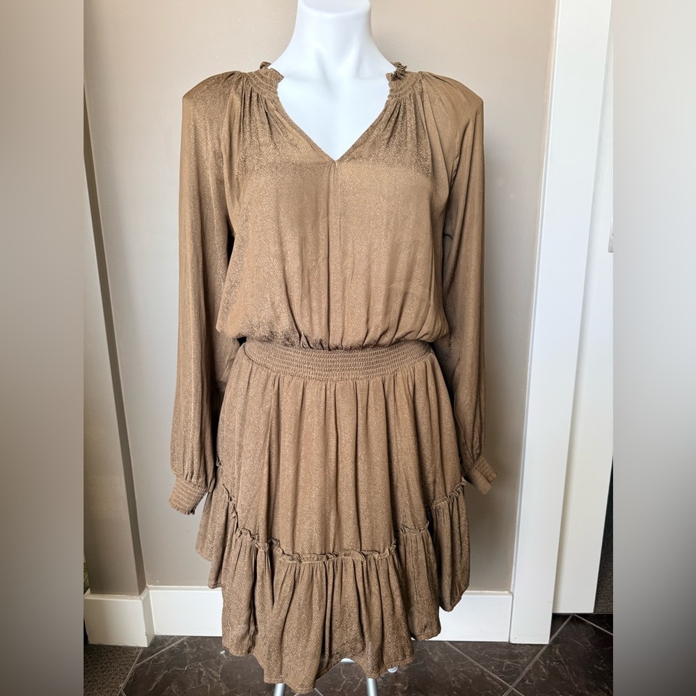 Like new. Gentle Fawn Brown Long Sleeve Dress